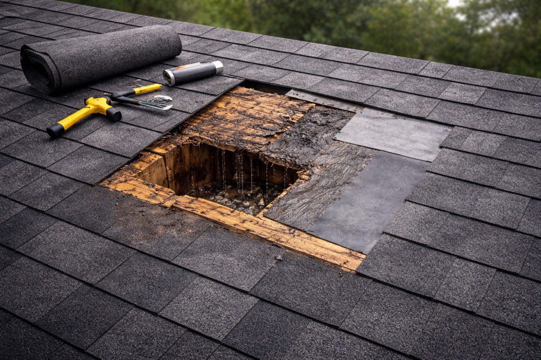 Roof Storm Damage Restoration, Milford, MA